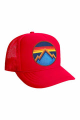 ALL SEASONS CIRCLE - KIDS VINTAGE FOAM TRUCKER Kid's Hat Aviator Nation OS RED