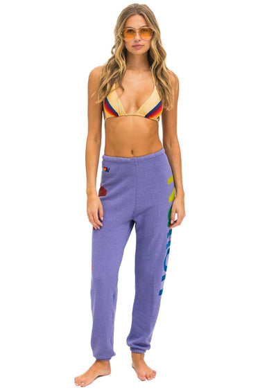 AVIATOR NATION 2 SWEATPANTS - LAVENDER Women's Sweatpants Aviator Nation