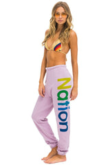 AVIATOR NATION 2 SWEATPANTS - MAUVE Women's Sweatpants Aviator Nation