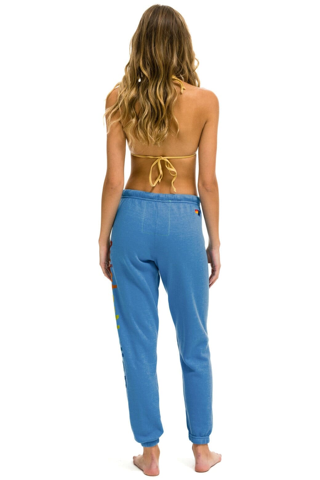 AVIATOR NATION ASPEN SWEATPANTS - COBALT Women's Sweatpants Aviator Nation