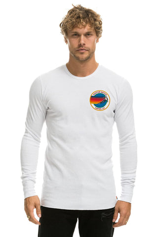 AVIATOR NATION ASPEN THERMAL - WHITE Thermal Aviator Nation