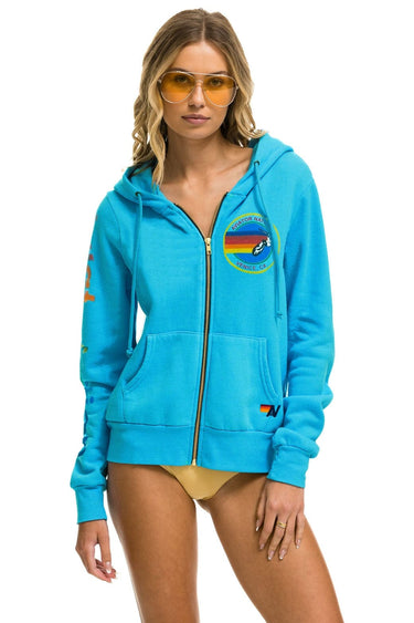 AVIATOR NATION HOODIE - NEON BLUE Hoodie Aviator Nation