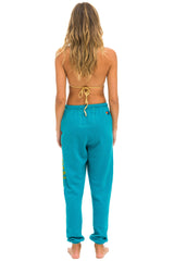 AVIATOR NATION LAGUNA BEACH SWEATPANTS - TEAL Women's Sweatpants Aviator Nation