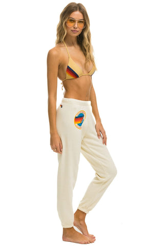 AVIATOR NATION LAGUNA BEACH SWEATPANTS - VINTAGE WHITE Women's Sweatpants Aviator Nation