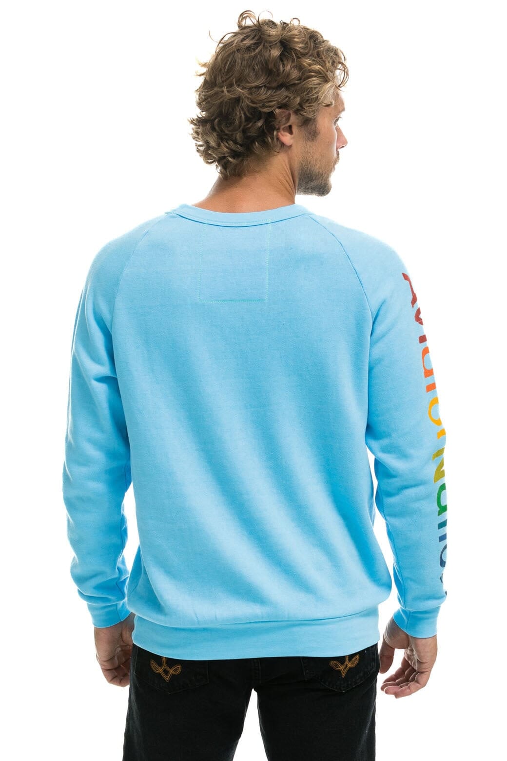 AVIATOR NATION NASHVILLE CREW SWEATSHIRT - SKY Aviator Nation