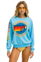 AVIATOR NATION NASHVILLE CREW SWEATSHIRT - SKY Aviator Nation