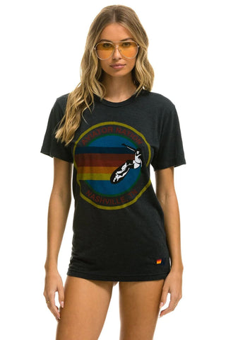 AVIATOR NATION NASHVILLE TEE - CHARCOAL Tees Aviator Nation