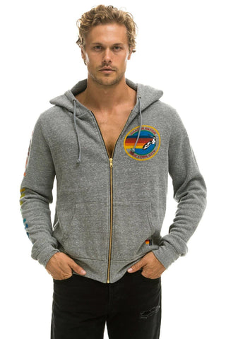 AVIATOR NATION NEW YORK CITY HOODIE - HEATHER GREY Hoodie Aviator Nation