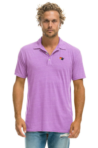AVIATOR NATION POLO - NEON PURPLE Tees Aviator Nation