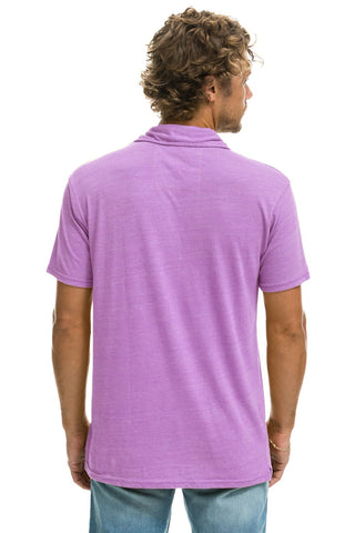 AVIATOR NATION POLO - NEON PURPLE Tees Aviator Nation