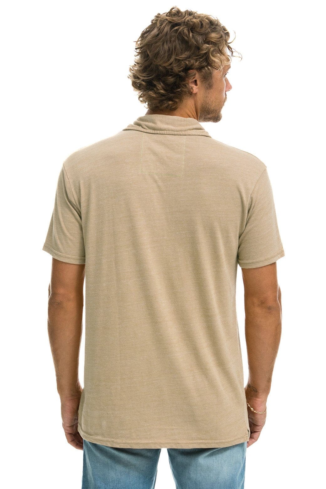 AVIATOR NATION POLO - SAND Tees Aviator Nation