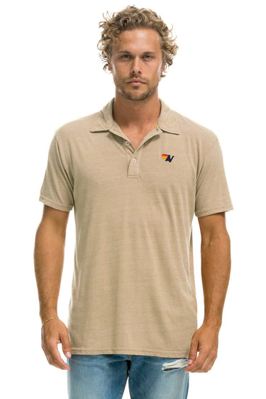 AVIATOR NATION POLO - SAND Tees Aviator Nation