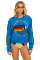 AVIATOR NATION RELAXED CREW SWEATSHIRT - OCEAN Sweatshirt Aviator Nation