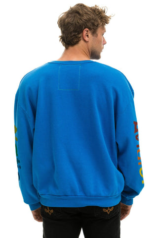 AVIATOR NATION RELAXED CREW SWEATSHIRT - OCEAN Sweatshirt Aviator Nation