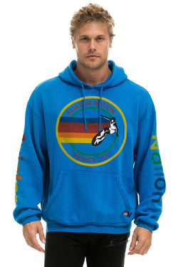 AVIATOR NATION RELAXED PULLOVER HOODIE - OCEAN Hoodie Aviator Nation