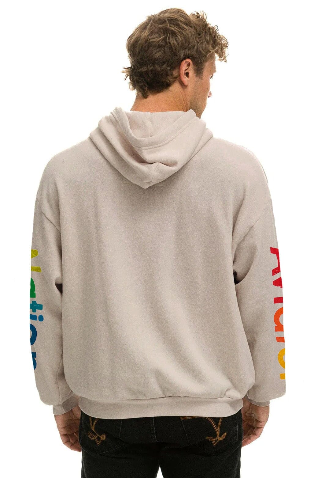 AVIATOR NATION RELAXED PULLOVER HOODIE - SAND Hoodie Aviator Nation