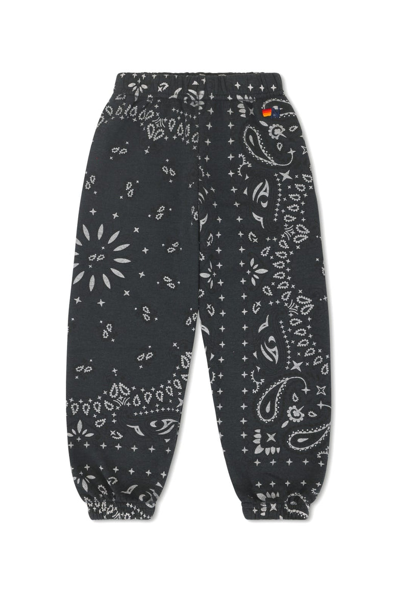 KID'S BANDANA SWEATPANTS - CHARCOAL