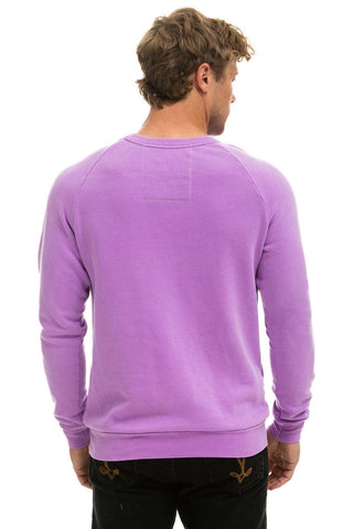 BOLT CREW SWEATSHIRT - NEON PURPLE // NEON PINK Sweatshirt Aviator Nation