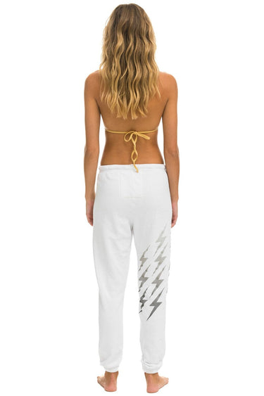 BOLT SWEATPANT GRADIENT - WHITE // GREY Women's Sweatpants Aviator Nation