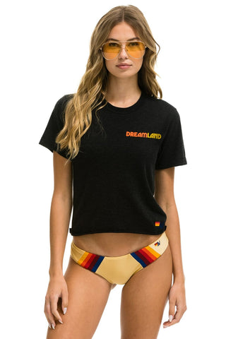 DREAMLAND LOGO BOYFRIEND TEE - BLACK Boyfriend Tee sale