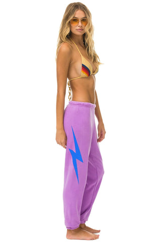 GOV BALL 2024 UNISEX SWEATPANTS - NEON PURPLE Aviator Nation