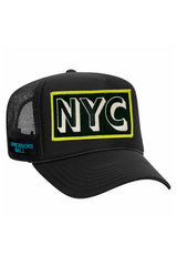 GOV BALL 2024 VINTAGE LOW RISE TRUCKER HATS Aviator Nation BLACK