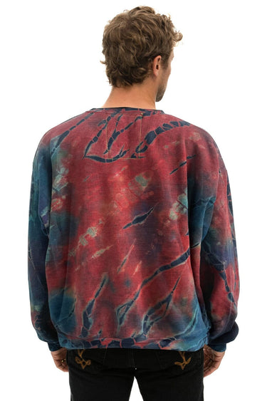 HAND DYED RELAXED CREW SWEATSHIRT - TIE DYE MULTI Sweatshirt Aviator Nation