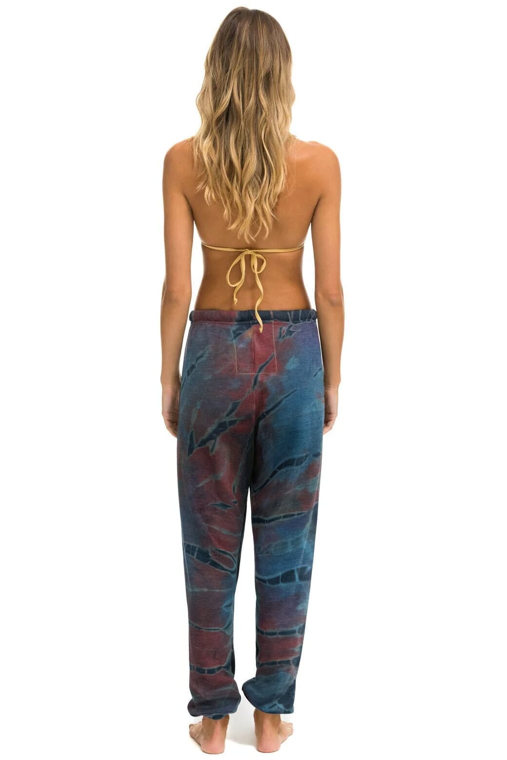 HAND DYED SWEATPANTS - TIE DYE MULTI Women's Sweatpants Aviator Nation