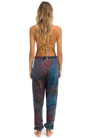 HAND DYED SWEATPANTS - TIE DYE MULTI Women's Sweatpants Aviator Nation
