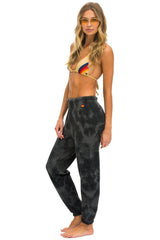 HAND DYED SWEATPANTS - VINTAGE CHARCOAL Women's Sweatpants Aviator Nation