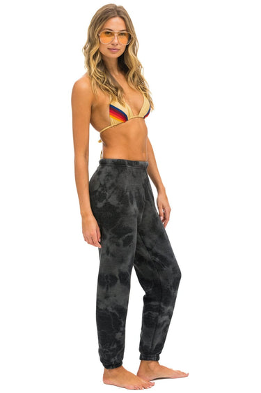 HAND DYED SWEATPANTS - VINTAGE CHARCOAL Women's Sweatpants Aviator Nation