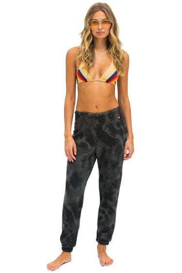 HAND DYED SWEATPANTS - VINTAGE CHARCOAL Women's Sweatpants Aviator Nation