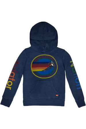 KID'S AVIATOR NATION ASPEN PULLOVER HOODIE - NAVY