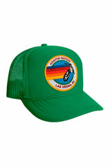 KID'S SIGNATURE LAS VEGAS VINTAGE TRUCKER HAT Kid's Hat Aviator Nation OS KELLY GREEN