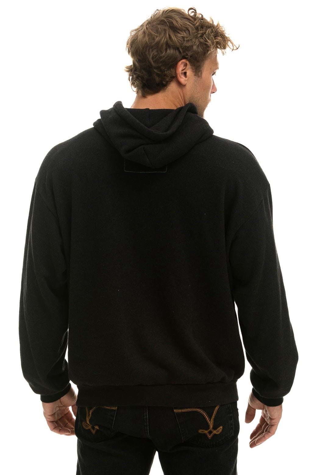 LOCALS ONLY RELAXED PULLOVER HOODIE - BLACK Hoodie Aviator Nation