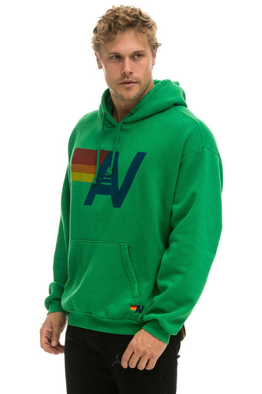LOGO PULLOVER RELAXED HOODIE - KELLY GREEN Hoodie Aviator Nation