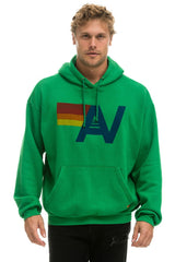 LOGO PULLOVER RELAXED HOODIE - KELLY GREEN Hoodie Aviator Nation
