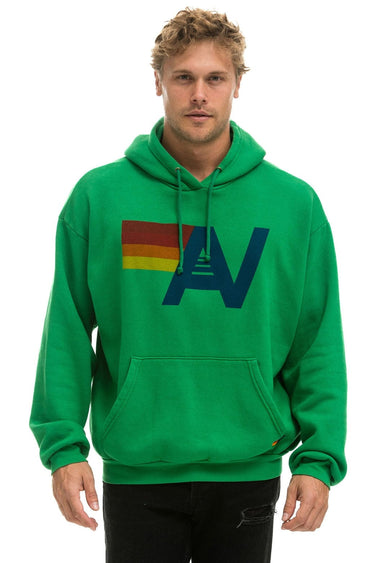 LOGO PULLOVER RELAXED HOODIE - KELLY GREEN Hoodie Aviator Nation