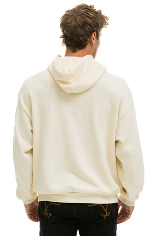 LOGO PULLOVER RELAXED HOODIE - VINTAGE WHITE Hoodie Aviator Nation