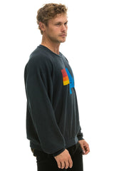 LOGO RELAXED CREW SWEATSHIRT - CHARCOAL Sweatshirt Aviator Nation