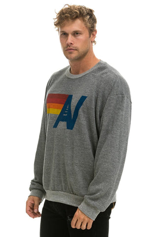 LOGO RELAXED CREW SWEATSHIRT - HEATHER Sweatshirt Aviator Nation
