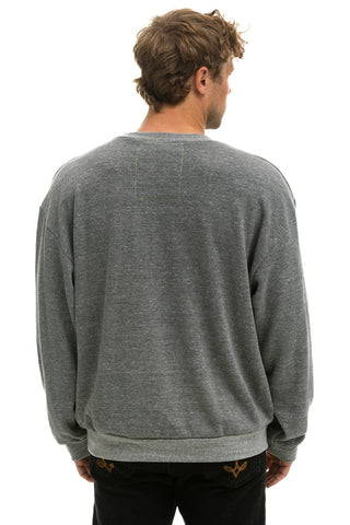 LOGO RELAXED CREW SWEATSHIRT - HEATHER Sweatshirt Aviator Nation