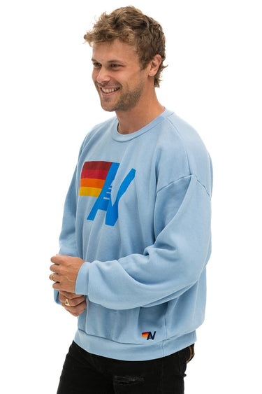 LOGO RELAXED CREW SWEATSHIRT - ICE SALE Aviator Nation