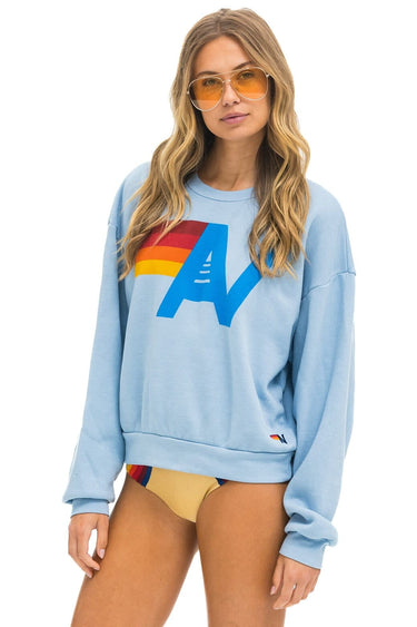 LOGO RELAXED CREW SWEATSHIRT - ICE Sweatshirt Aviator Nation