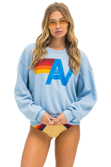 LOGO RELAXED CREW SWEATSHIRT - ICE Sweatshirt Aviator Nation