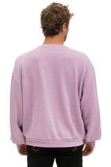 LOGO RELAXED CREW SWEATSHIRT - MAUVE Sweatshirt Aviator Nation