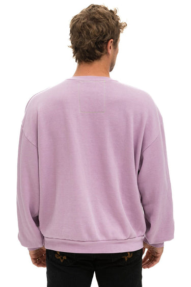 LOGO RELAXED CREW SWEATSHIRT - MAUVE Sweatshirt Aviator Nation