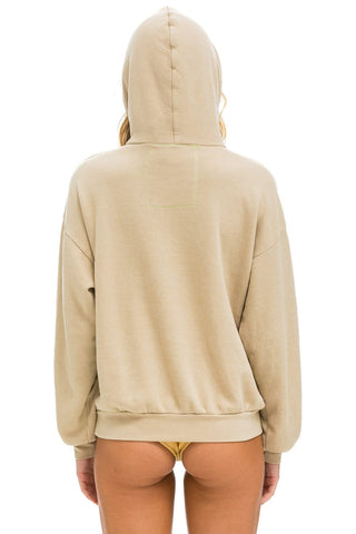 LOGO STITCH PULLOVER RELAXED HOODIE - SAND Hoodie Aviator Nation