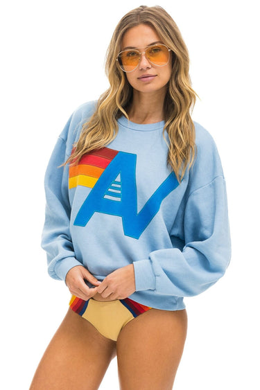 LOGO STITCH RELAXED CREW SWEATSHIRT - ICE Sweatshirt Aviator Nation