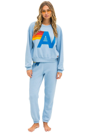 LOGO STITCH RELAXED CREW SWEATSHIRT - ICE Sweatshirt Aviator Nation